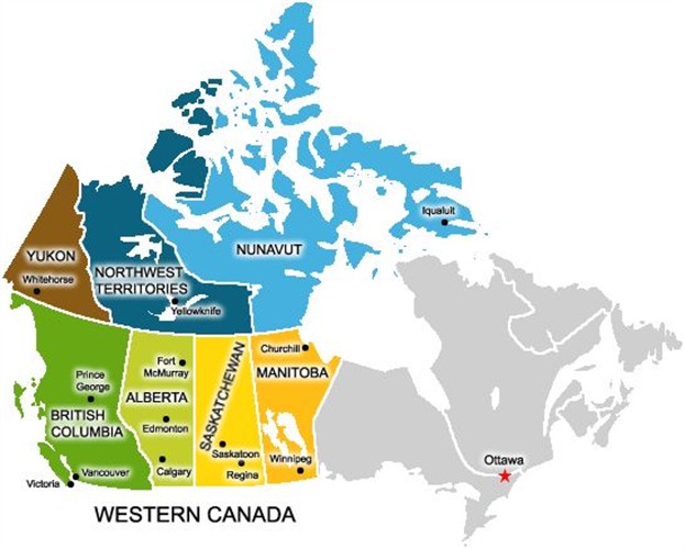 استان‌های غربی کانادا پرجمعیت‌تر می‌شوند