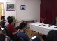 کارگاه اقامت و مهاجرت برای دانشجویان با حضور علی مختاری برگزار شد